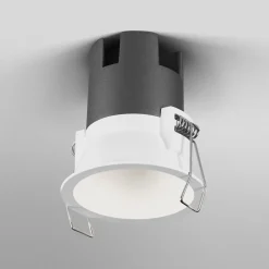 OSRAM LED-indbygningsspot TWIST, hvid/hvid, 840, Ø 7 cm, metal