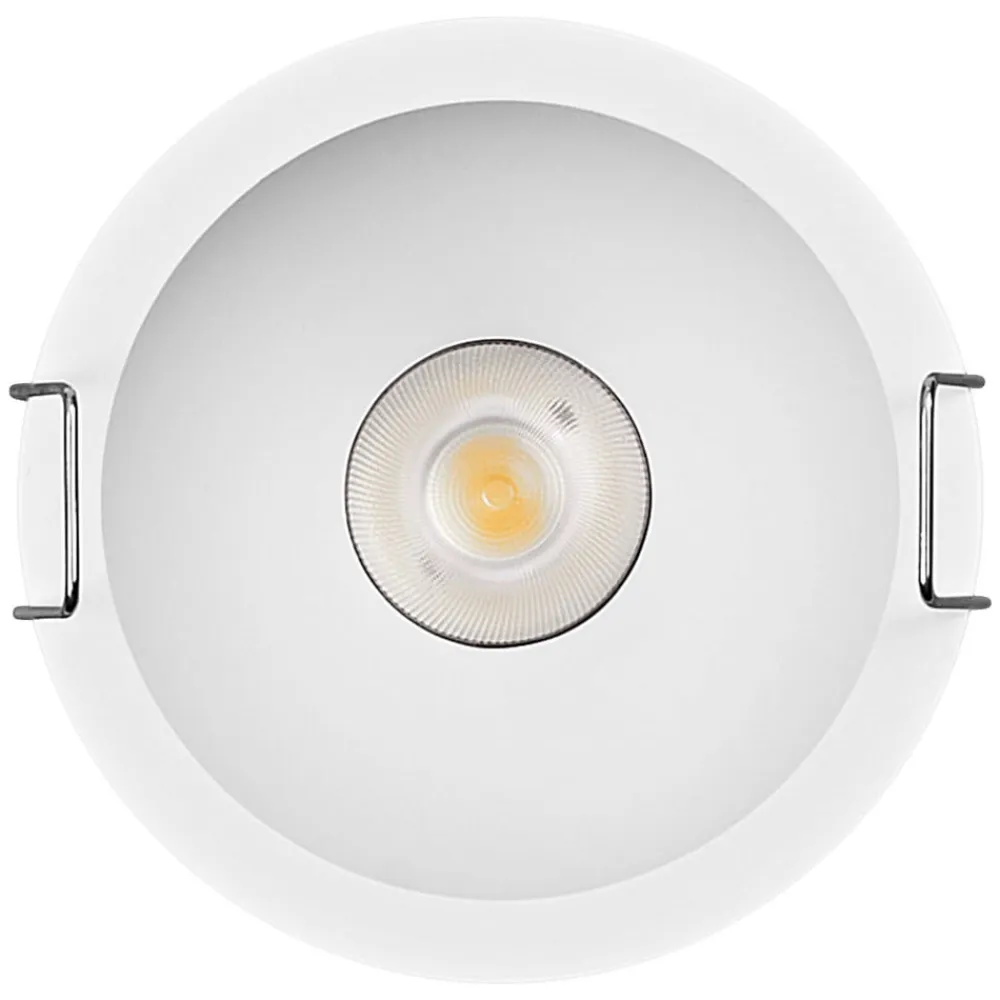 OSRAM LED-indbygningsspot TWIST, hvid/hvid, 840, Ø 7 cm, metal