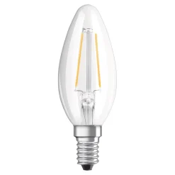OSRAM LED-kerte E14 Classic B 2,5W 4.000K klar