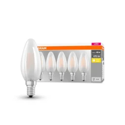 OSRAM LED-kertepære E14 4 W 2.700 K 470 lm 5 stk