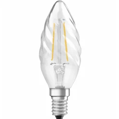 LED-kertepære E14 2,5W 827, snoet^OSRAM New