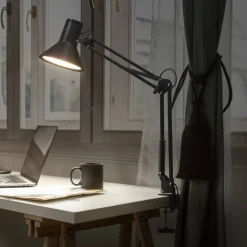 OSRAM Arbejdsrum/Kontor|Bordlamper>LED-klemmelampe Office Line Desk Retro sort 3.000K