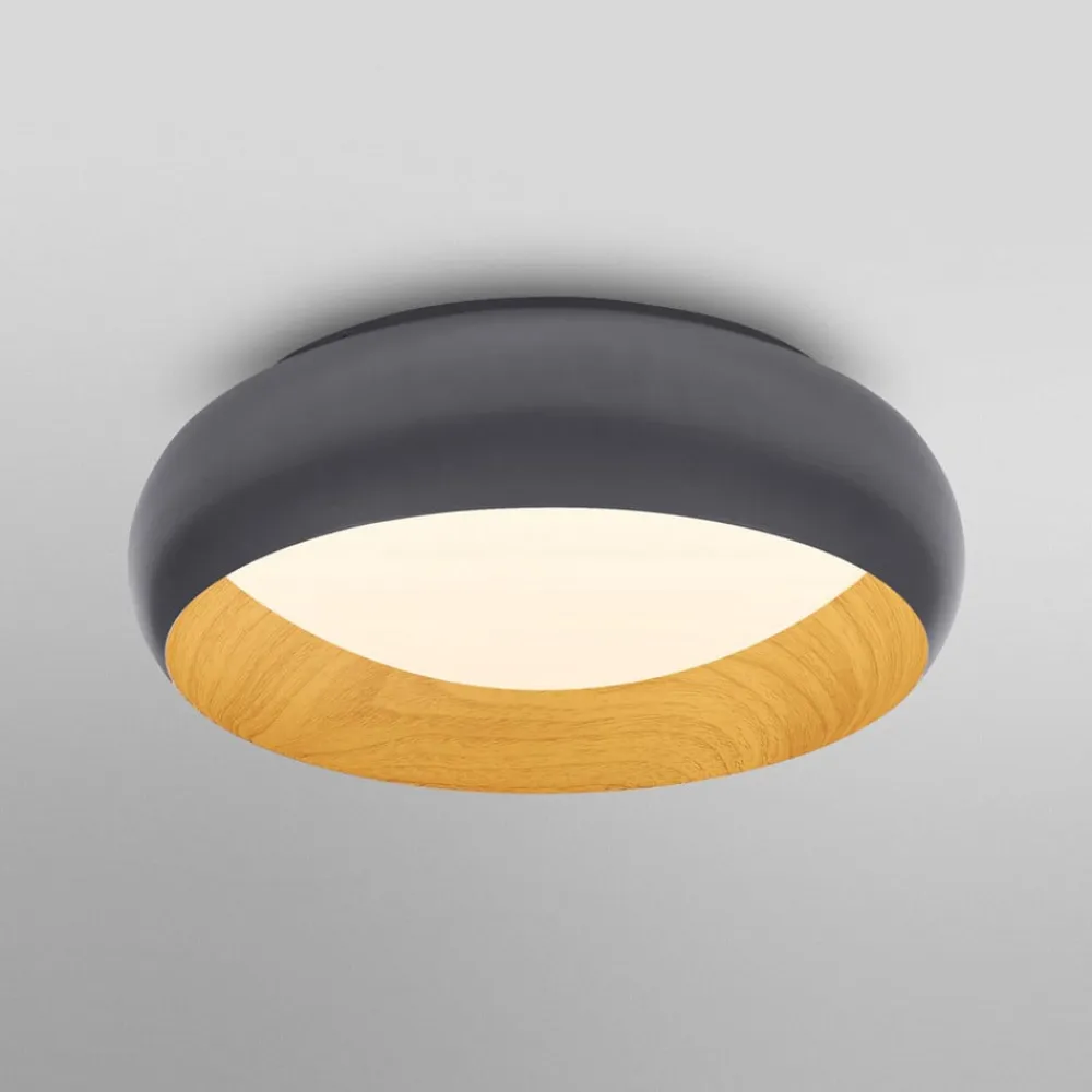 LED-loftlampe ORBIS LIVIA, Ø 30 cm, grå, metal, dæmpbar^OSRAM Clearance