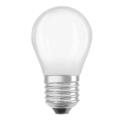 OSRAM Led Pærer>LED-pære dråbe E27 1,2W mat 2.700K 255lm