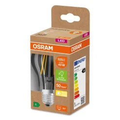 OSRAM LED-pære E27 A60 2,5 W 525lm 3.000 K klar