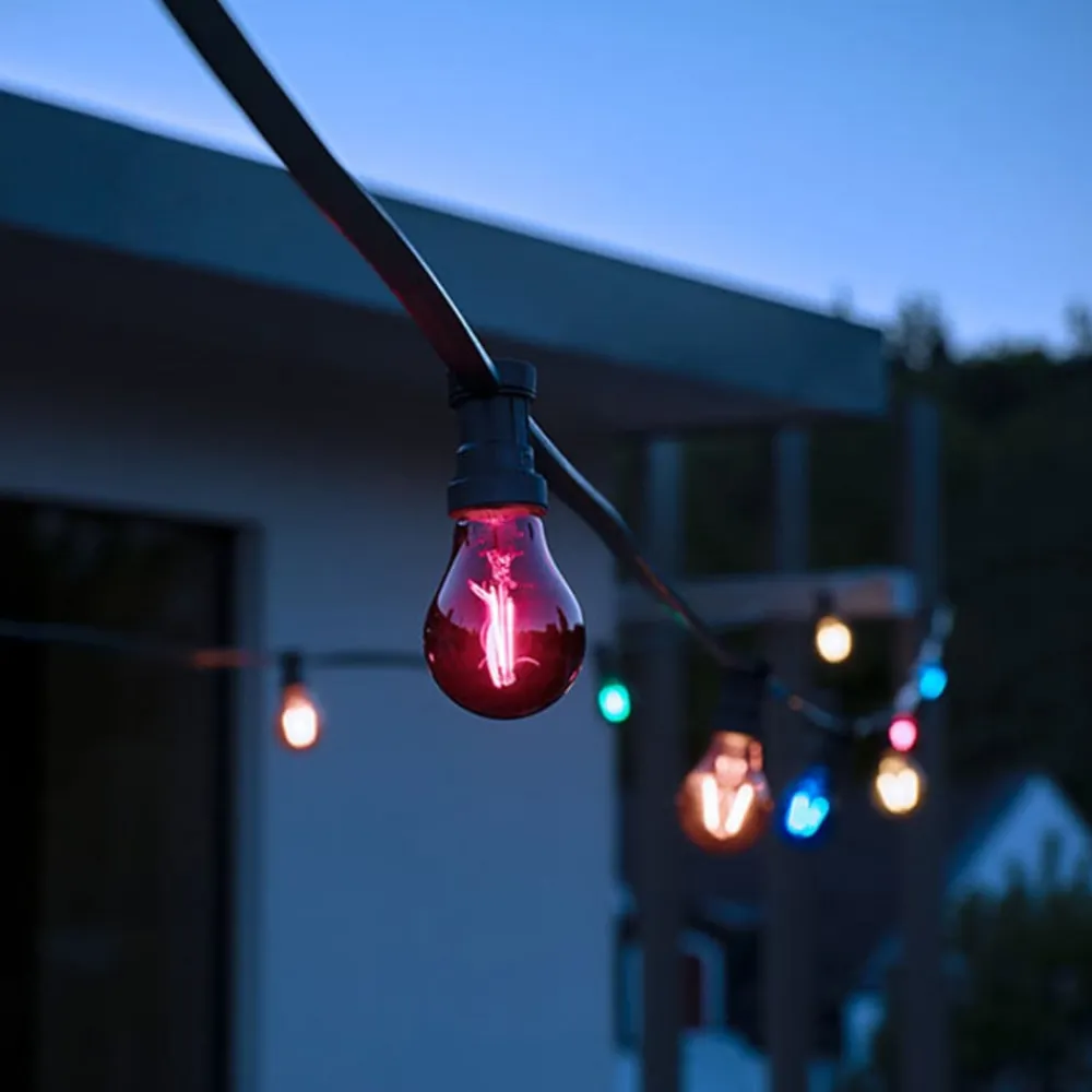 LED-pære E27 Star Décor Cla A 2,5W, grøn^OSRAM