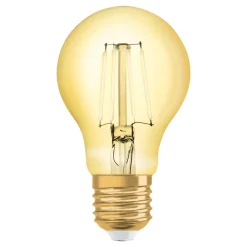 OSRAM Led Pærer>LED-pære E27 8W Vintage Filament 825 guld