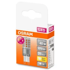 OSRAM LED-pære G9 4W 2.700K klar dæmpbar i 3 trin
