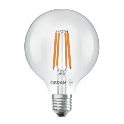OSRAM LED-pære Globe G95 E27 5W Filament 2,700K