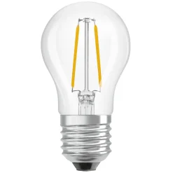 OSRAM Filament Pære>LED-pære Tropfen P45, E27 1 W glødetråd 2.700 K