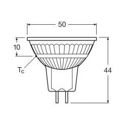 LED-reflektor GU5.3 sæt med 3, 6,5 W, 12 V, 2.700 K, 36°^OSRAM Online