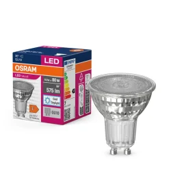 LED-reflektorpære GU10 6,9W 36° 865 klar^OSRAM Hot