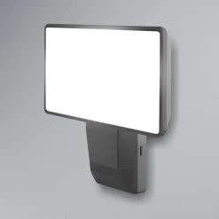 OSRAM LED-sensor-udendørs spotlampe ENDURA PRO FLOOD, grå, 27 W