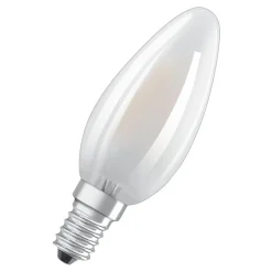 OSRAM Led Pærer>LED-stearinlys E14 Classic B 4,2W 2.700K mat 3 stk