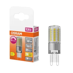 OSRAM Led Pærer>LED-stiftsokkelpære G9 4,4W 2.700K 320° dæmpbar