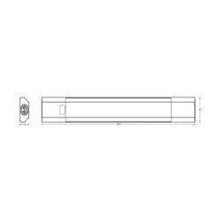 LED-underskabsbelysning Linear Edge Sensor RGBW 30 cm hvid^OSRAM Sale