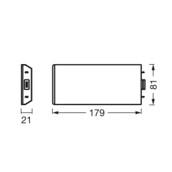 LED-underskabsbelysning Socket sort udvidelse 3.000 K^OSRAM Best