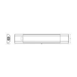 LED-underskabsbelysning Linear Edge Sensor 30 cm hvid CCT^OSRAM Outlet