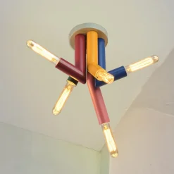 OSRAM Loftlamper>loftlampe Decor Straw, 5 lyskilder, stål, farvet, E27