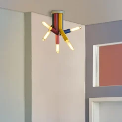 OSRAM Loftlamper>loftlampe Decor Straw, 5 lyskilder, stål, farvet, E27