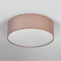 OSRAM loftlampe ORBIS PARIS, brun, Ø 30 cm, tekstil, E27