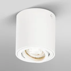 loftspotter ROUND, hvid, Ø 8 cm, metal, GU10^OSRAM Outlet