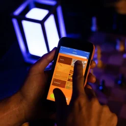 OSRAM SMART+ WiFi LED-batteridrevet bordlampe FRAME, mørkegrå IP44