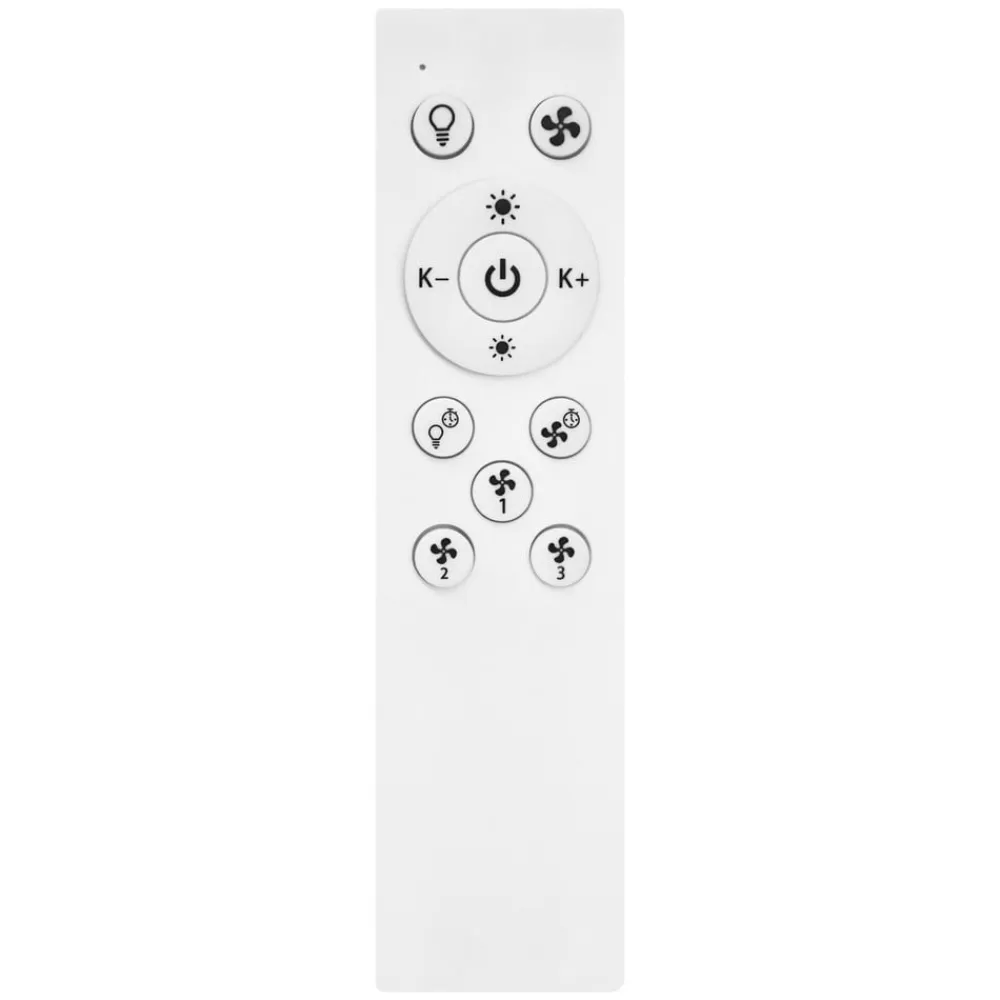 OSRAM SMART+ Loftventilatorer>WiFi LED-loftventilator ROUND hvid, lydsvag, 55 cm