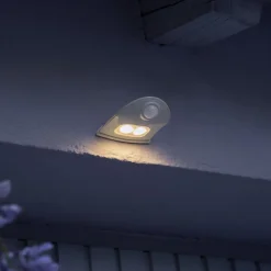 OSRAM Væglamper>udendørs LED-væglampe DOORLED DOWN sølv Sensor Batteri