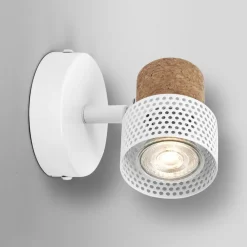 vægspot CORK, hvid, 1 spot, GU10-LED, 927, dæmpbar^OSRAM Hot