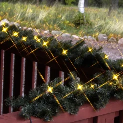 STAR TRADING OTTAWA pynteguirlande, granlook, 2,7 m, LED hvid