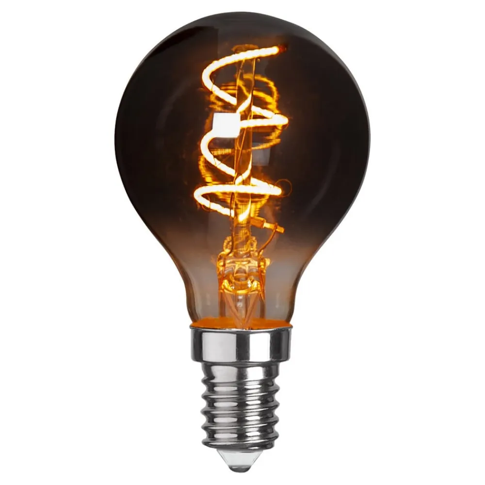 P45 LED-pære E14 3 W 1.800 K, røggrå^STAR TRADING Discount