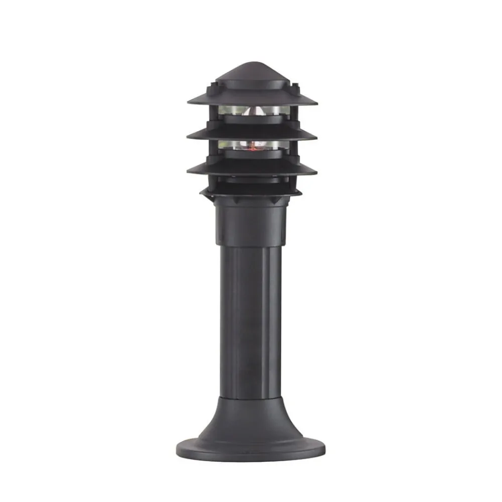 Searchlight Sokkellamper>Pagoda sokkellampe af aluminium, IP44