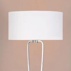 Trio Lighting PARIS den flotte gulvlampe i nikkel