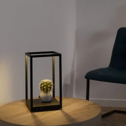 Paul Neuhaus Contura LED-bordlampe i sort