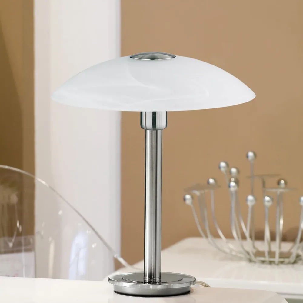 Enova bordlampe, stålfarvet^Paul Neuhaus Online