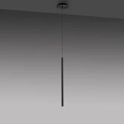 Flute LED-hængelampe 1 lyskilde sort^Paul Neuhaus Best