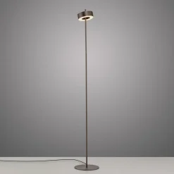 Paul Neuhaus LED-gulvlampe Q-Rotate mørkebrun 140 cm^Q-Smart-Home Hot
