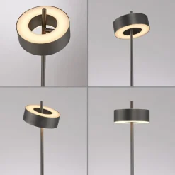 Paul Neuhaus LED-gulvlampe Q-Rotate mørkebrun 140 cm^Q-Smart-Home Hot