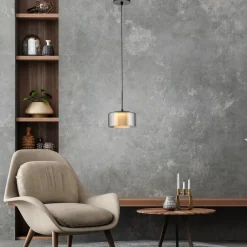 Paul Neuhaus Pendellamper|Pendellamper>LED-hængelampe Rika, Ø 15 cm, glas, dæmpbar