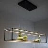 Paul Neuhaus Pendellamper>LED-hængelampe Contura, sort, 105 cm