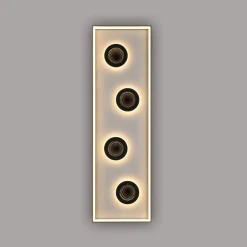 Paul Neuhaus LED-loftlampe Dune, 100 cm, sort, CCT, dæmpbar.