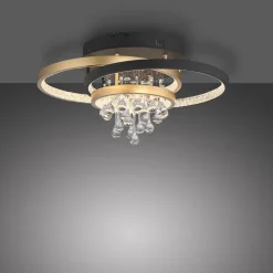 Paul Neuhaus LED-loftlampe Rotazo, glas, CCT, dæmpbar