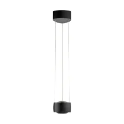Paul Neuhaus LED-pendellampe Q-Stretto, sort, Ø 14,5 cm