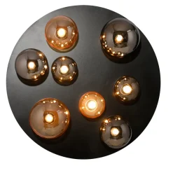 Loftlampe Popsicle, glas, Ø 48 cm, G9^Paul Neuhaus Outlet