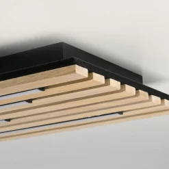 Q-Smart-Home Paul Neuhaus Loftlampe Q-Acoustic træ 115 x 31 cm