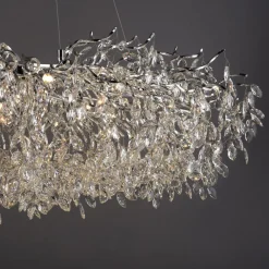 lysekrone Ricicle, krom, længde 150 cm^Paul Neuhaus Sale