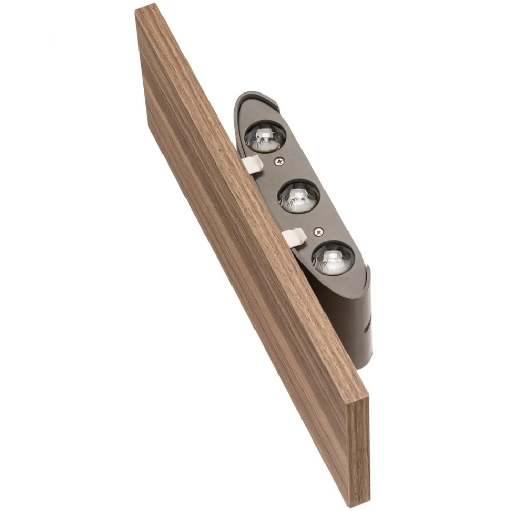 Palma LED-væglampe i træ 32 cm^Paul Neuhaus Sale