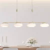 Q-Smart-Home Paul Neuhaus Q-ETIENNE LED-hængelampe 4 lk messing