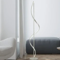 Q-Smart-Home Paul Neuhaus Q-Swing LED-gulvlampe, stål